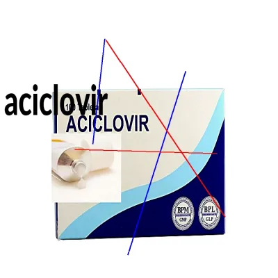 Aciclovir en vente libre